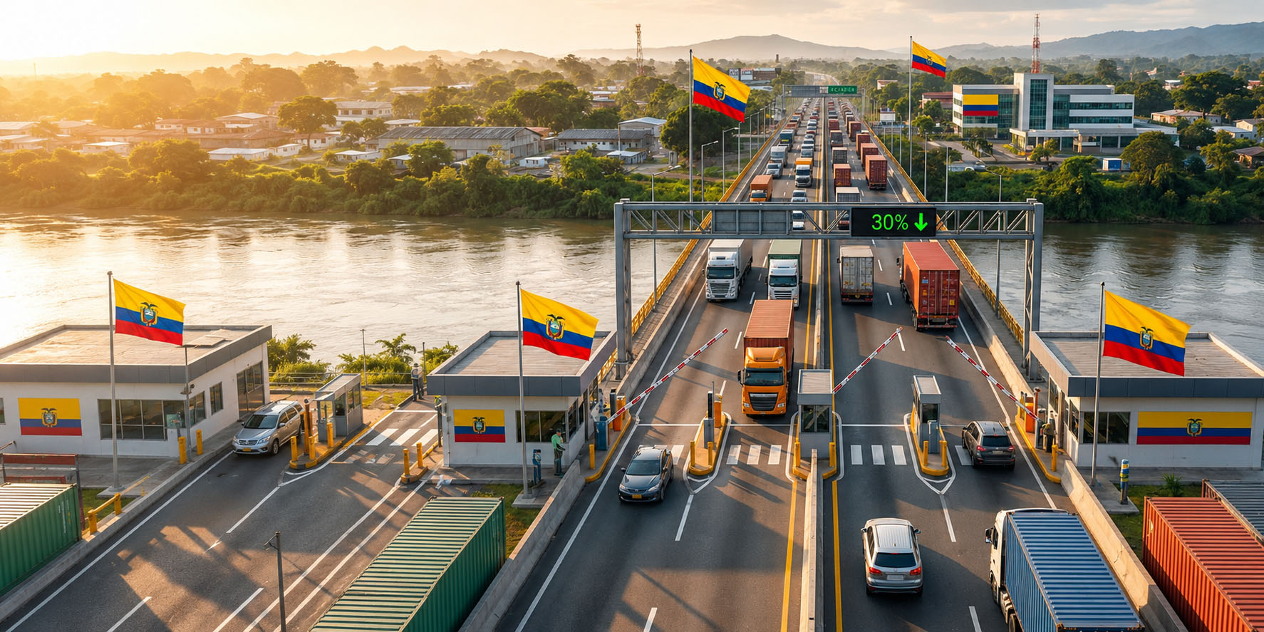 Colombia elimina aranceles del 30 % y abre una nueva etapa para el comercio con Ecuador
