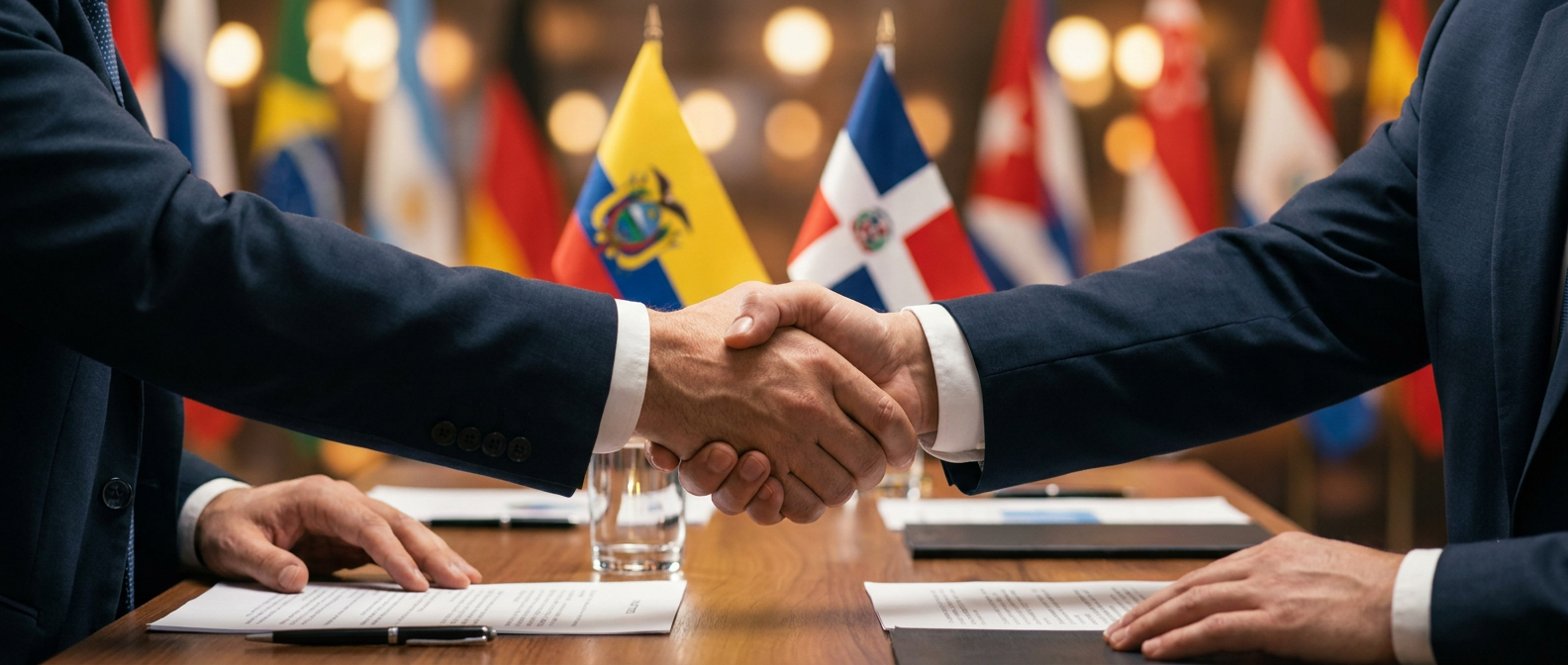 Ecuador y Rep. Dominicana inician acuerdo comercial