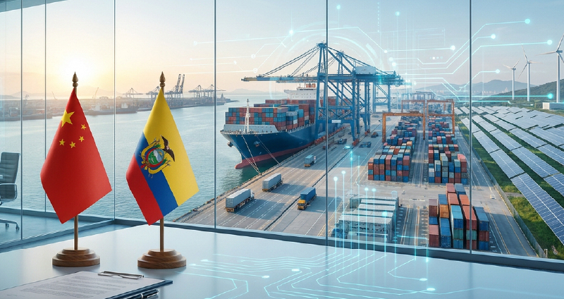 China y Ecuador firman convenios comerciales, tecnología y energía