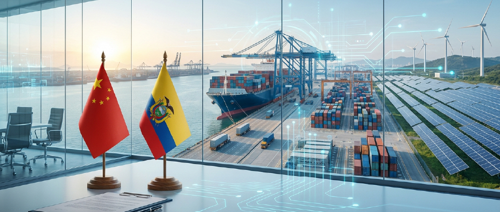 China y Ecuador firman convenios comerciales, tecnología y energía