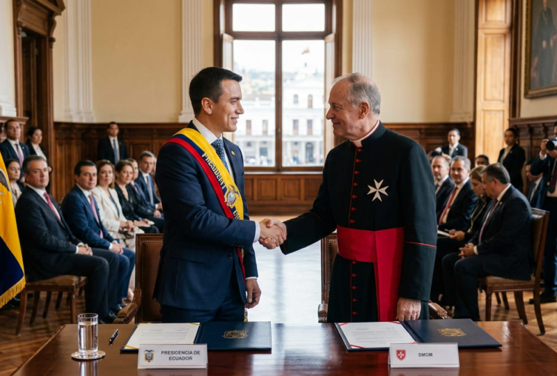 Acuerdo de cooperación entre Ecuador y la Orden de Malta